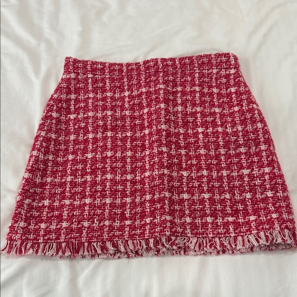 kate spade Dresses & Skirts - Kate Spade Red and White Tweed Mini Skirt